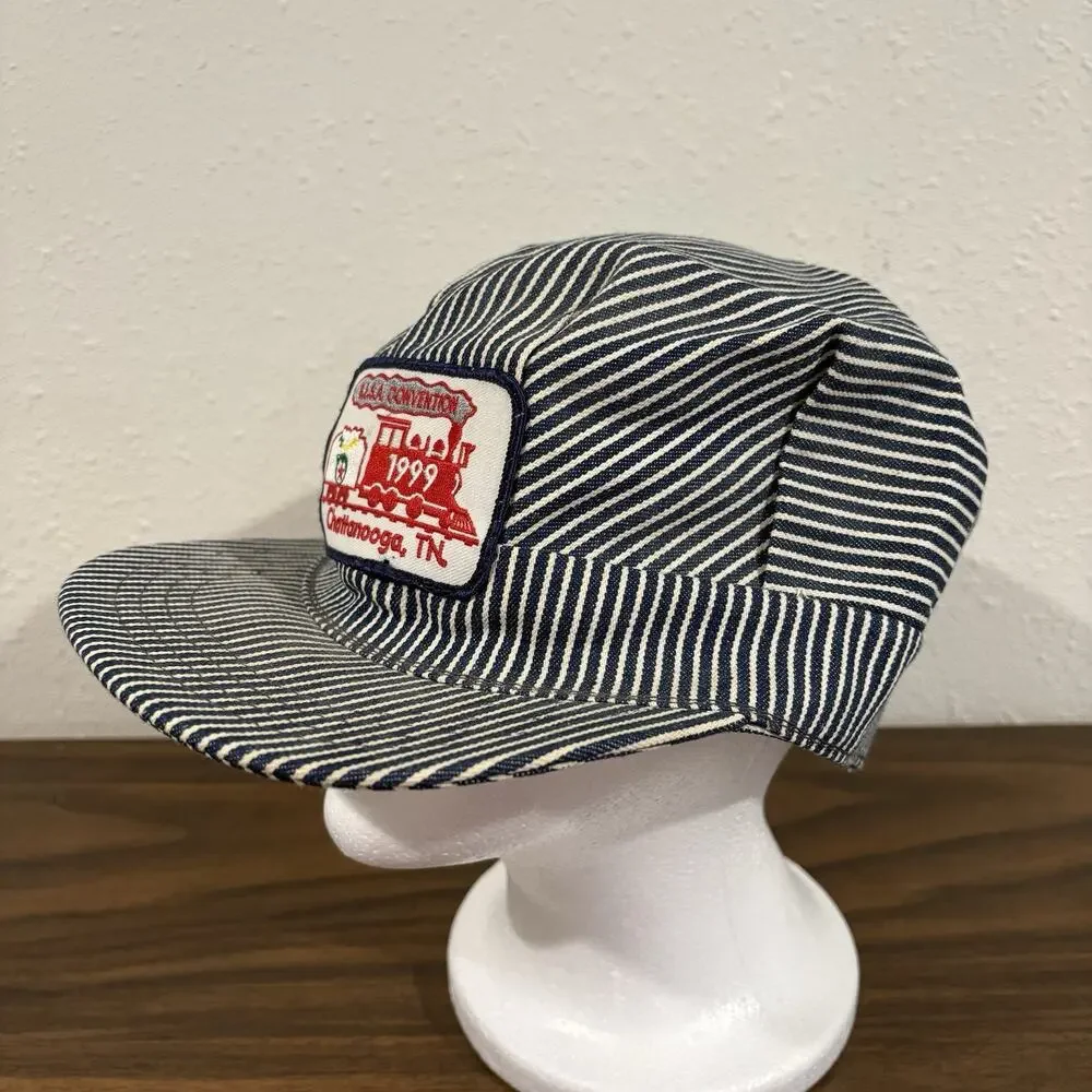 Vintage 1999 SESA Convention Railroad Hat Cap Train Conductor Chattanooga TN USA